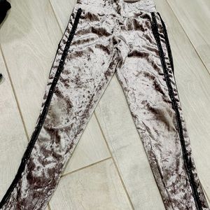 Macy’s Velvet Silver Formal Leggings